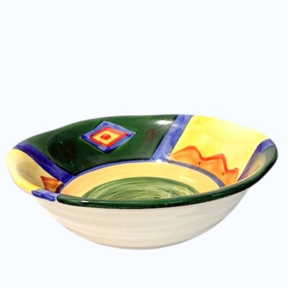 Other - World Market Abstract Aztec Large Pasta Bowl 12"